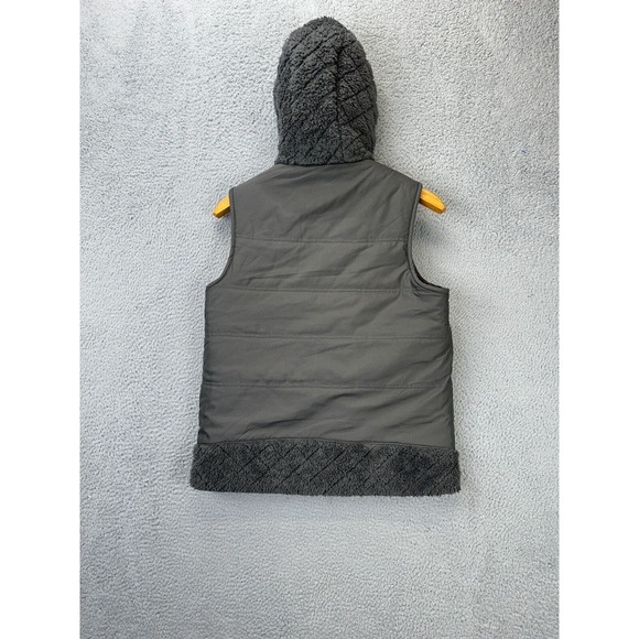 Patagonia Los Gatos Vest, Grey Reversible Full Zip Hoodie - MEDIUM - Picture 3 of 14